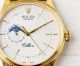 Swiss AAA Replica Rolex Cellini Moon phase Yellow Gold Watches 8217 Movement (3)_th.jpg